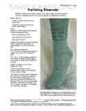 Sample cover page of HeartStrings Frolicking Shamrocks Socks pattern