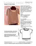 Sample cover page of HeartStrings Shaped Tee with Collar Sweater pattern