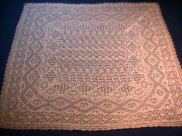 wedding ring shawl knit pattern