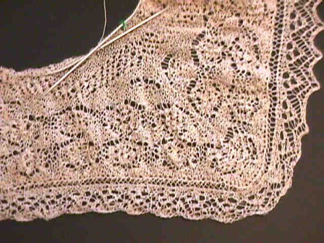 wedding ring shawl knit pattern