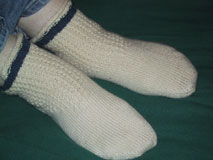 Sock Therapy with Fixation cuff variation