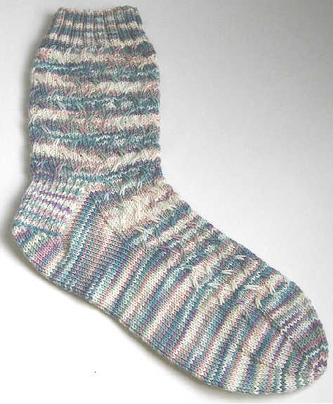 Rainy Day in Lorna's Laces Shepherd Sock color Confetti