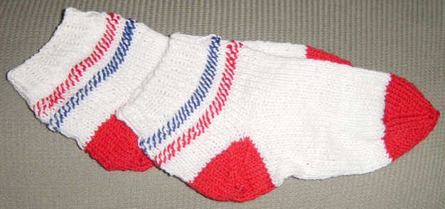 Yankee Doodle knitted by Kathy A