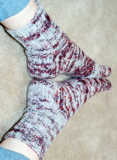 Kool Aid Kidz Socks using hand-dyed Berella Country Garden 