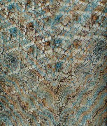 Free Knitting Pattern 60301 Easy Triangle Shawl : Lion