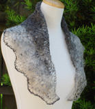 Elegantly Simple Triangle Shawl in the neck scarf size