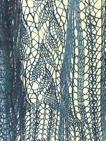 Knitted Lace Scarf Lead Or Follow Lace Scarf Knitting Pattern