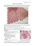Sample cover page of HeartStrings Fairies and Flowers Scarf pattern