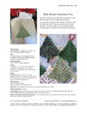 Sample cover page of HeartStrings Bitty Beady Christmas Tree pattern